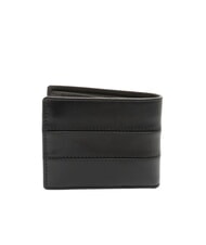 THE BRIDGE VACCHERECCIA Wallet with flap, in leather Black - Men’s Wallets - 3