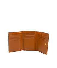 THE BRIDGE CECILIA Leather wallet Cognac / Gold - Women&rsquo;s Wallets - 2