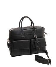 THE BRIDGE SERRISTORI Leather 13" laptop briefcase - Work Briefcases