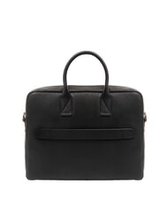 THE BRIDGE SERRISTORI Leather 13" laptop briefcase Black - Work Briefcases - 3