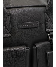 THE BRIDGE SERRISTORI Leather 13" laptop briefcase Black - Work Briefcases - 4