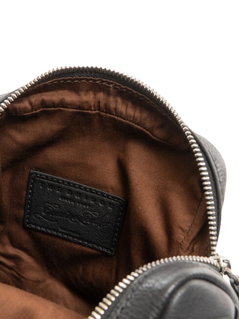 SERRISTORI Leather bag Black - Over-the-shoulder Bags for Men