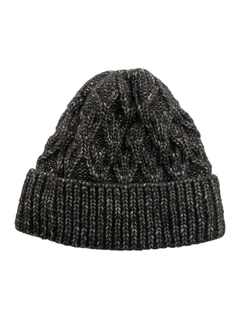 RENABLE Braided hat with cuff black - Hats