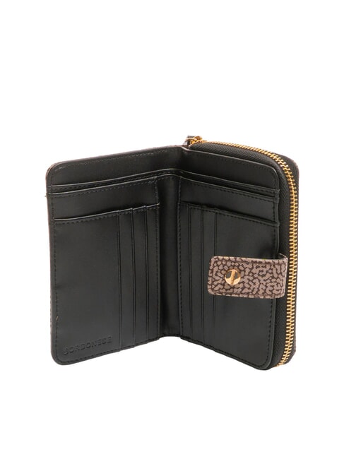 FLEXOS SOFT Medium wallet with coin pocket natural op / black - Women&rsquo;s Wallets