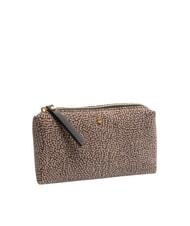 BORBONESE FLEXOS SOFT Makeup bag natural op / black - Sachets & Travels Cases - 2