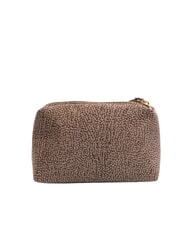 BORBONESE FLEXOS SOFT Makeup bag natural op / black - Sachets & Travels Cases - 4