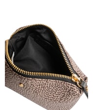 BORBONESE FLEXOS SOFT Makeup bag natural op / black - Sachets & Travels Cases - 5