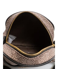 BORBONESE DOWNTOWN Small shoulder bag natural op / black - Women&rsquo;s Bags - 5