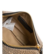 BORBONESE BRUNCH Makeup bag natural op / black - Sachets & Travels Cases - 5