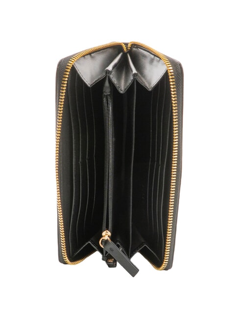 BIRDIE Large zip-around leather wallet Black - Women’s Wallets