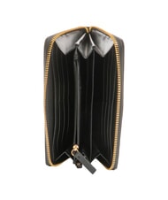 BORBONESE BIRDIE Large zip-around leather wallet - Women’s Wallets