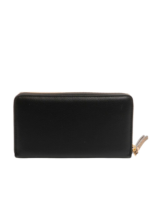 BIRDIE Large zip-around leather wallet Black - Women’s Wallets