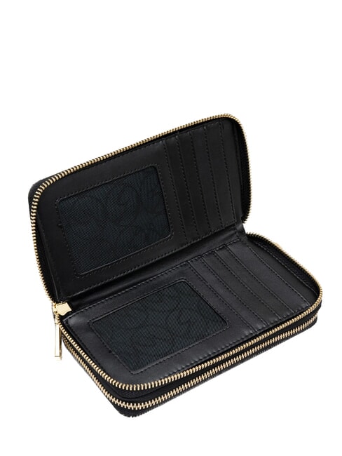 PLANETARIUM Large double zip wallet monochrom lt grey/black - Women&rsquo;s Wallets