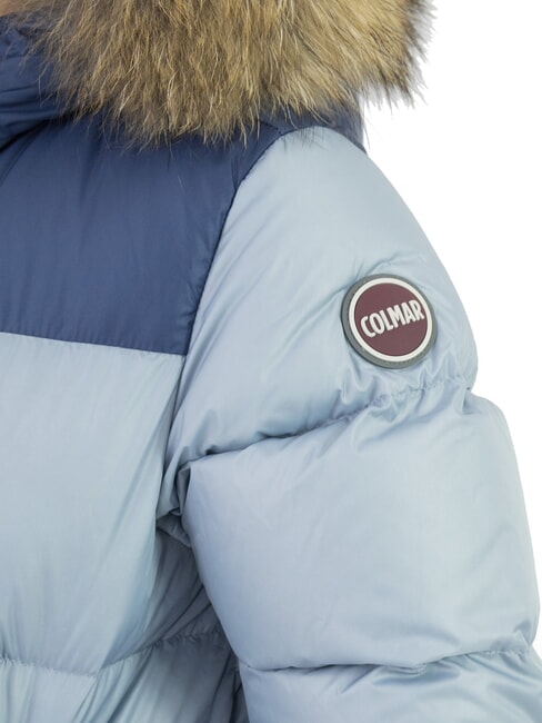 E-CONCRETE KIDS Down jacket with hood polar/darkblue/dark - Baby Jackets