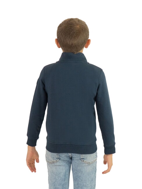 CONNECTIVE KIDS Full-zip turtleneck sweatshirt navy blue - Baby Sweatshirt