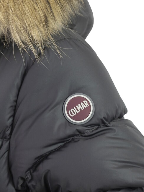 E-CONCRETE KIDS Down jacket with hood vulcan-black - Baby Jackets