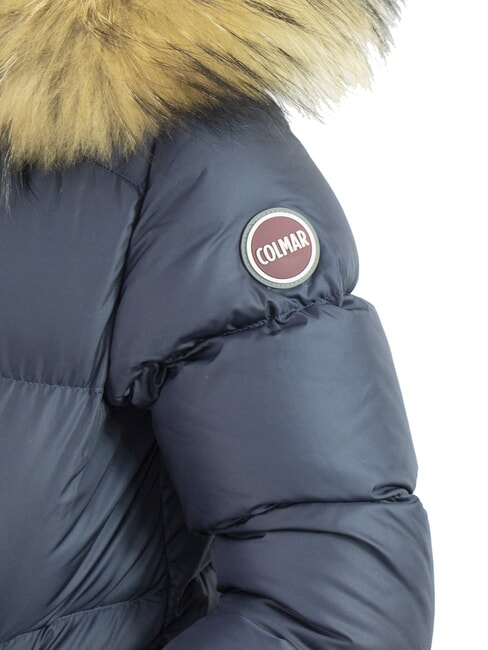 E-CONCRETE Down jacket with hood navy blue - Baby Jackets