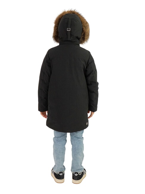 NEWFUTURY KIDS Long padded jacket with hood black-vulcan - Baby Jackets