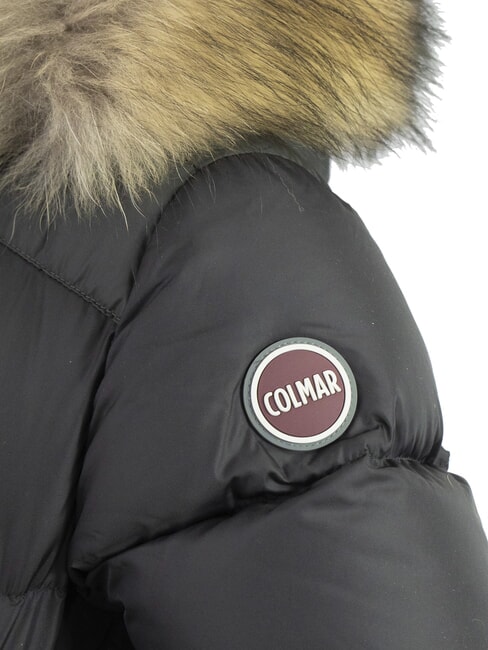 E-CONCRETE Down jacket with hood black-vulcan - Baby Jackets