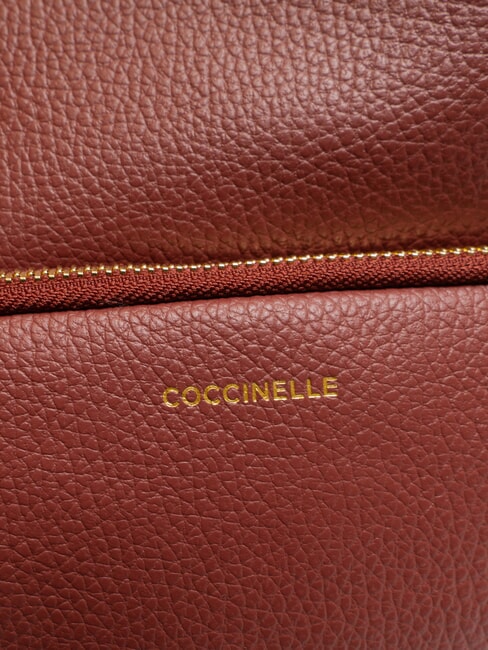 FENIX Small leather backpack brandy - Women’s Bags