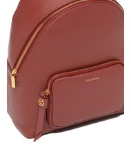 COCCINELLE FENIX Medium leather backpack brandy - Women’s Bags - 3