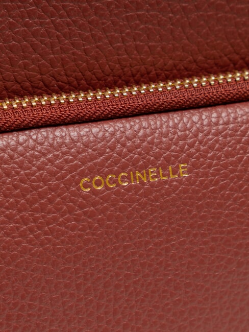 FENIX Medium leather backpack brandy - Women’s Bags