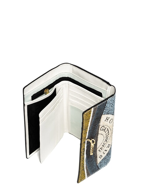 PLANETARIUM Medium wallet with flap moon/white - Women’s Wallets