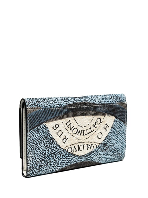 PLANETARIUM Medium wallet with flap moon/white - Women’s Wallets