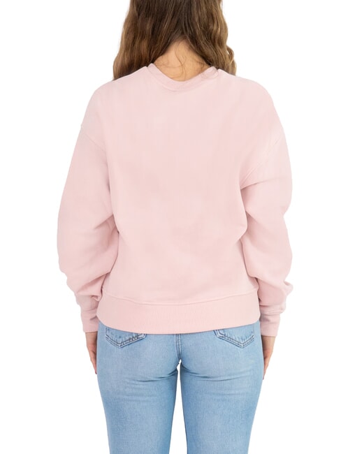STUNNING Crew neck sweatshirt with pleats milkshake - Women's Sweatshirts