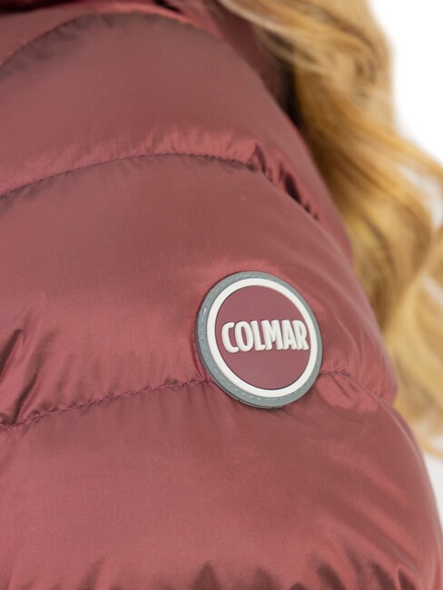 DELUXE Medium-length hooded down jacket darkbrunette-darks - Women's down jackets