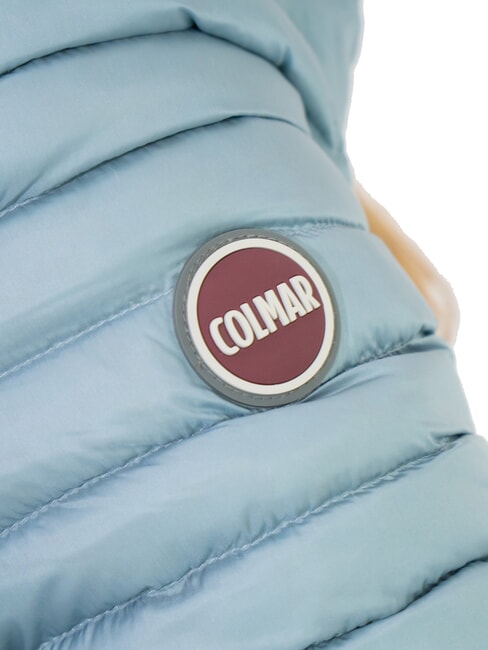 DELUXE Medium weight padded jacket with hood polar-darksteel - Women's down jackets