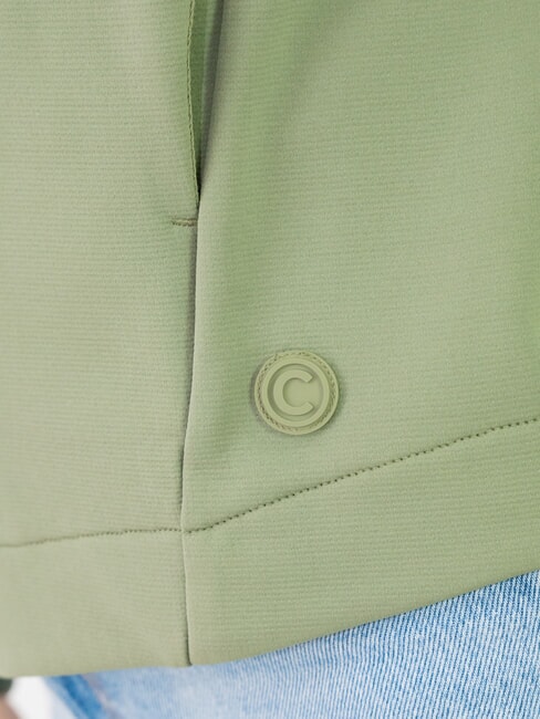 COMMUTER Women's high-neck sweatshirt with zip mud - Women's Sweatshirts