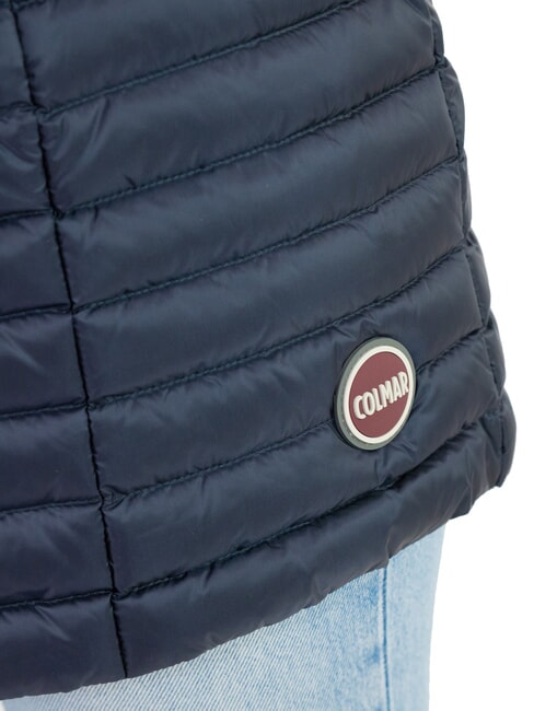 PUNKY Long lightweight sleeveless vest navy blue - Women's Vest