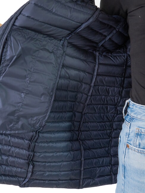 PUNKY Long lightweight sleeveless vest navy blue - Women's Vest