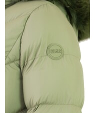 COLMAR CAPTION Women's long down jacket with hood mud - Women's down jackets - 3