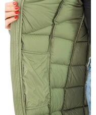 COLMAR CAPTION Women's long down jacket with hood mud - Women's down jackets - 4