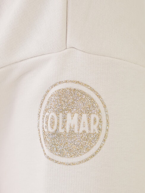 CONNECTIVE Cut-out back sweatshirt with glitter details porcelain - Women's Sweatshirts