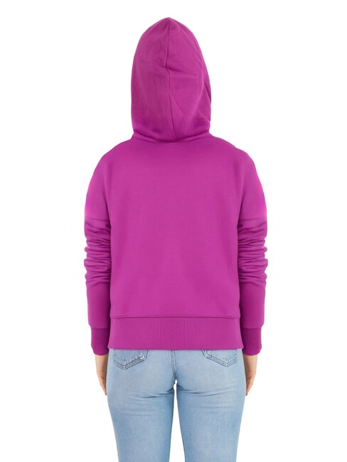 STUNNING Full zip sweatshirt with hood and pleats pop star - Women's Sweatshirts