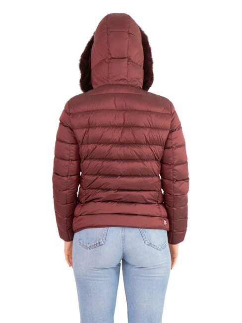 DELUXE Down jacket with fur hood darkbrunette-darks - Women's down jackets