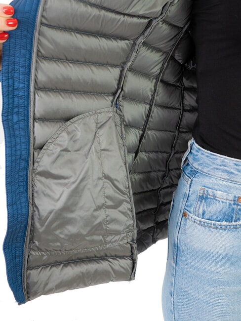 DELUXE Fitted down jacket with hood darkoxford - Women's down jackets