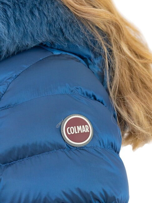 DELUXE Women's down jacket with fur hood darkoxford-darkste - Women's down jackets