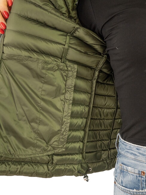 DELUXE High-neck padded vest darkmud - Women's Vest