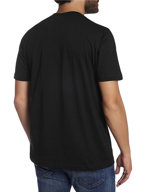 T-JUST Cotton T-shirt black - T-shirt