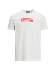 DIESEL T-JUST Cotton T-shirt white - T-shirt - 3