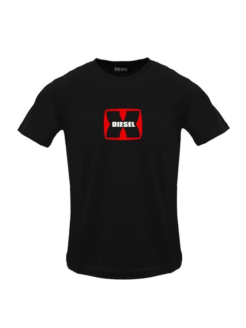 T-DIEGOR Cotton T-shirt black - T-shirt