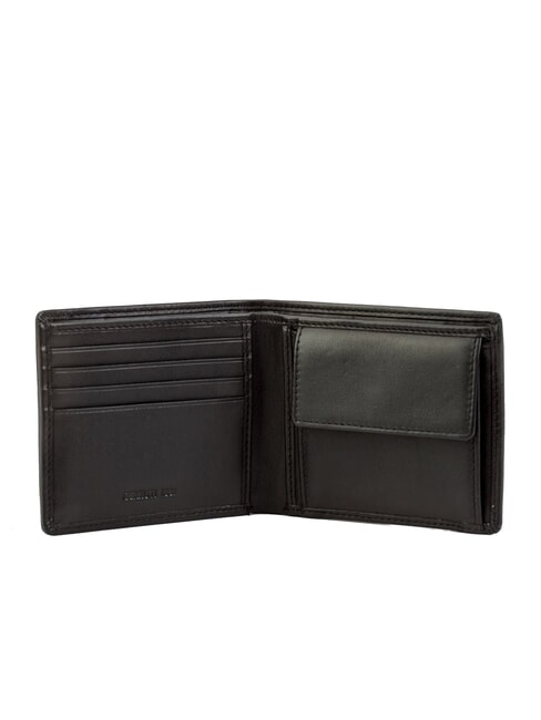 RAUL Leather coin purse wallet black - Men’s Wallets