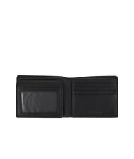 CERRUTI RAUL Leather wallet with flap black - Men’s Wallets - 3