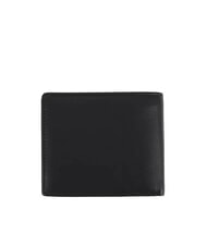 CERRUTI RAUL Leather wallet with flap black - Men’s Wallets - 4
