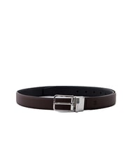CERRUTI DOUBLE Reversible and shortenable leather belt - Belts