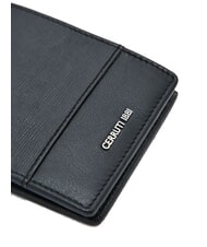 CERRUTI NADIR 8cc leather wallet black - Men’s Wallets - 4